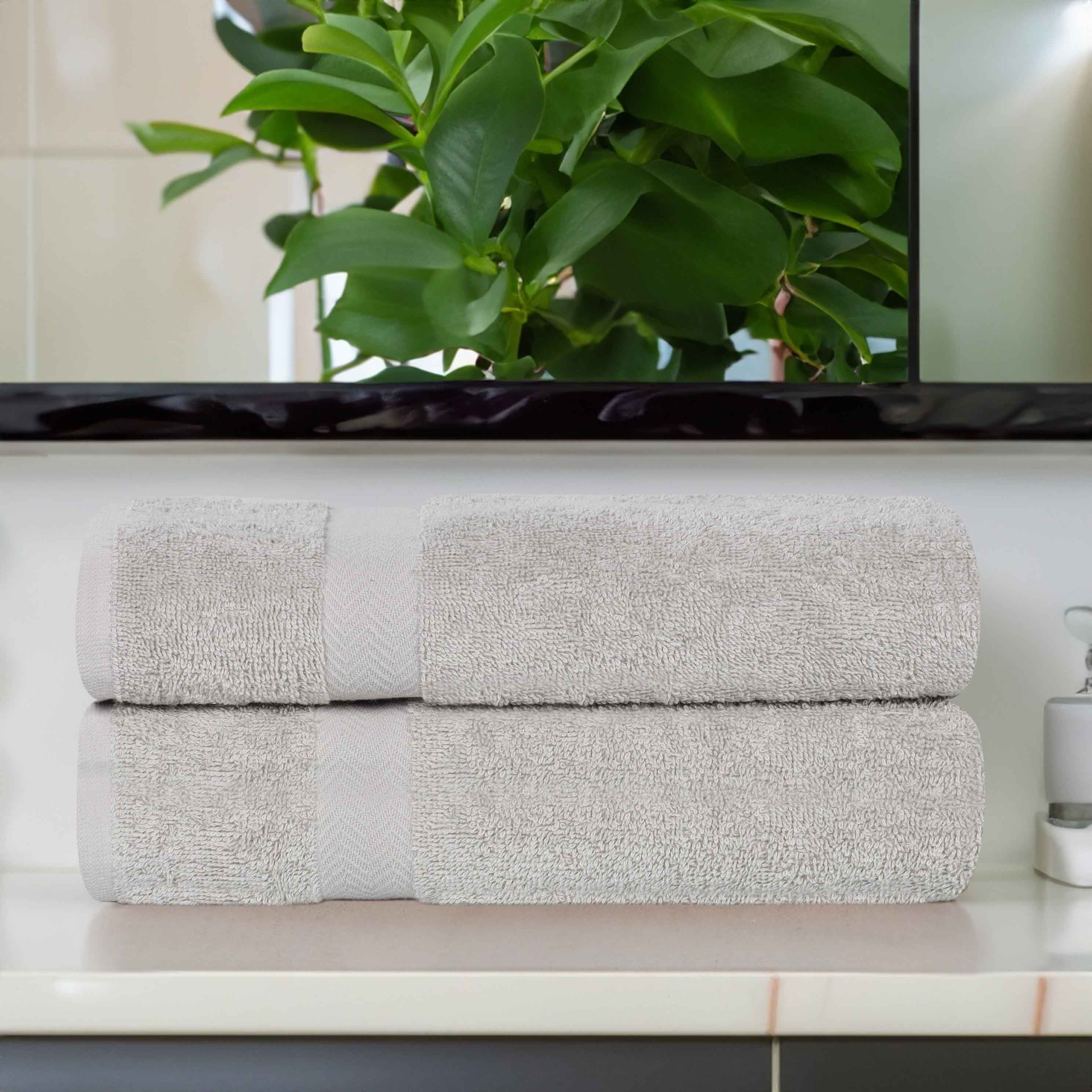 Cotton Eco-Friendly Bathroom Essentials 2 Piece Bath Sheet Set - Bath Sheets by Superior Brand