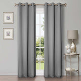 Solid Machine Washable Room Darkening Blackout Curtain 42 Inches - Blackout Curtains by Superior