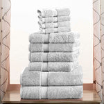 Madison Egyptian Cotton Pile Plush Heavyweight 10 Piece Towel Set - Egyptian Cotton Towel Set by Superior