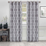 Ribbon Machine Washable Room Darkening Blackout Curtain Set - Blackout Curtains by Superior