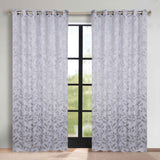 Leaves Room Darkening Grommet Blackout Curtain Panels, Set of 2 - Blackout Curtains by Superior