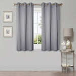 Solid Machine Washable Room Darkening Blackout Curtain 42 Inches - Blackout Curtains by Superior