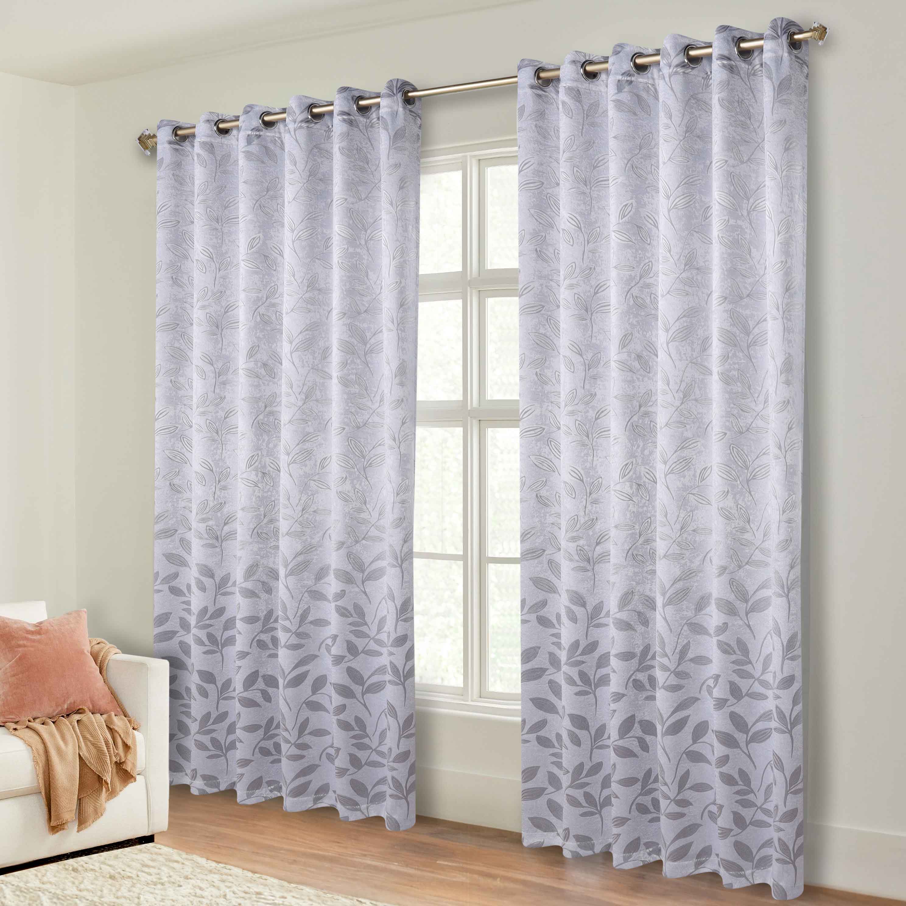 Leaves Room Darkening Grommet Blackout Curtain Panels, Set of 2 - Blackout Curtains by Superior