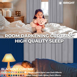 Solid Machine Washable Room Darkening Blackout Curtain 42 Inches - Blackout Curtains by Superior