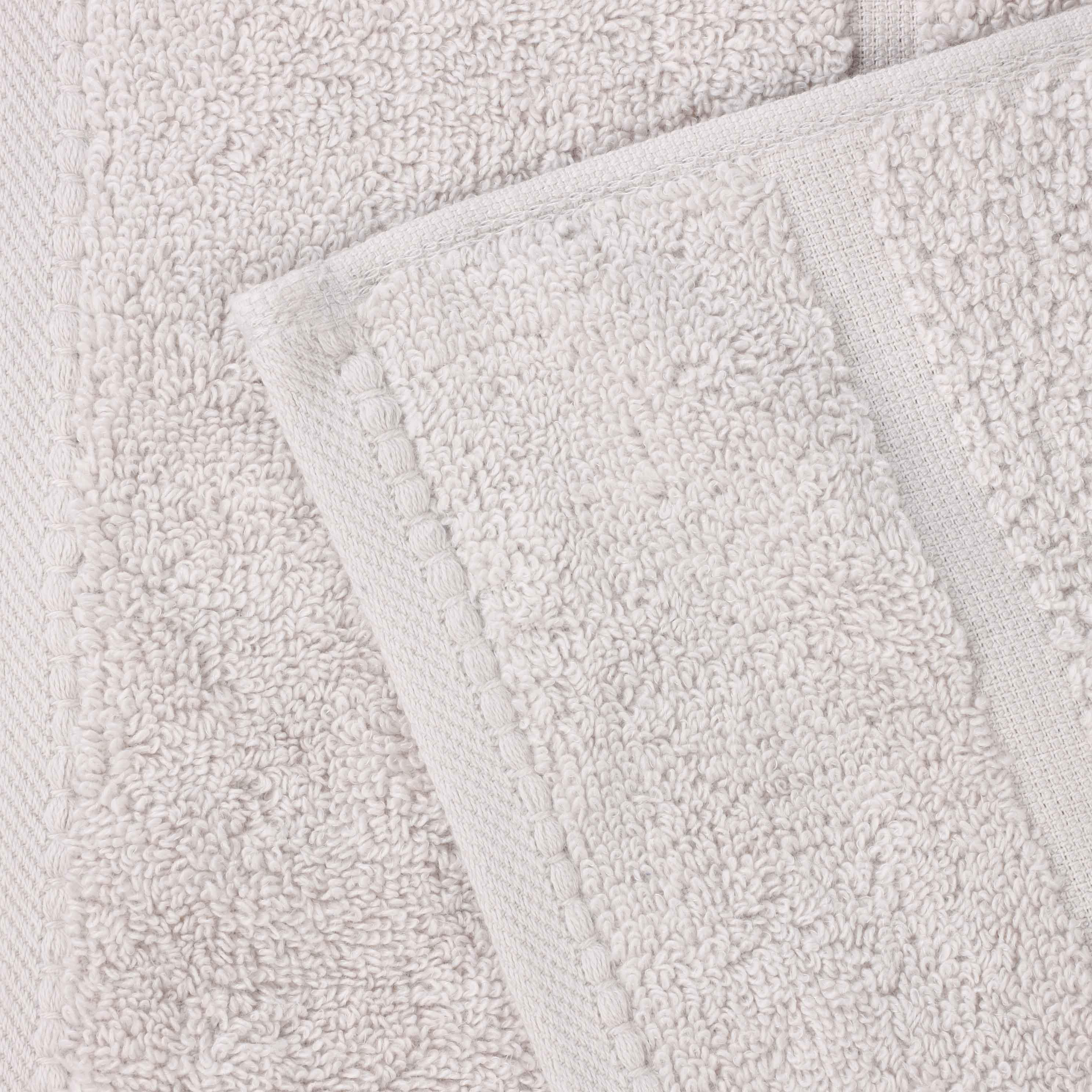 Mile Smart Twist Viscose Cotton Blend Solid 9 Piece Towel Set - Towel Set by Superior Brand