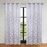 Leaves Room Darkening Grommet Blackout Curtain Panels, Set of 2 - Blackout Curtains by Superior