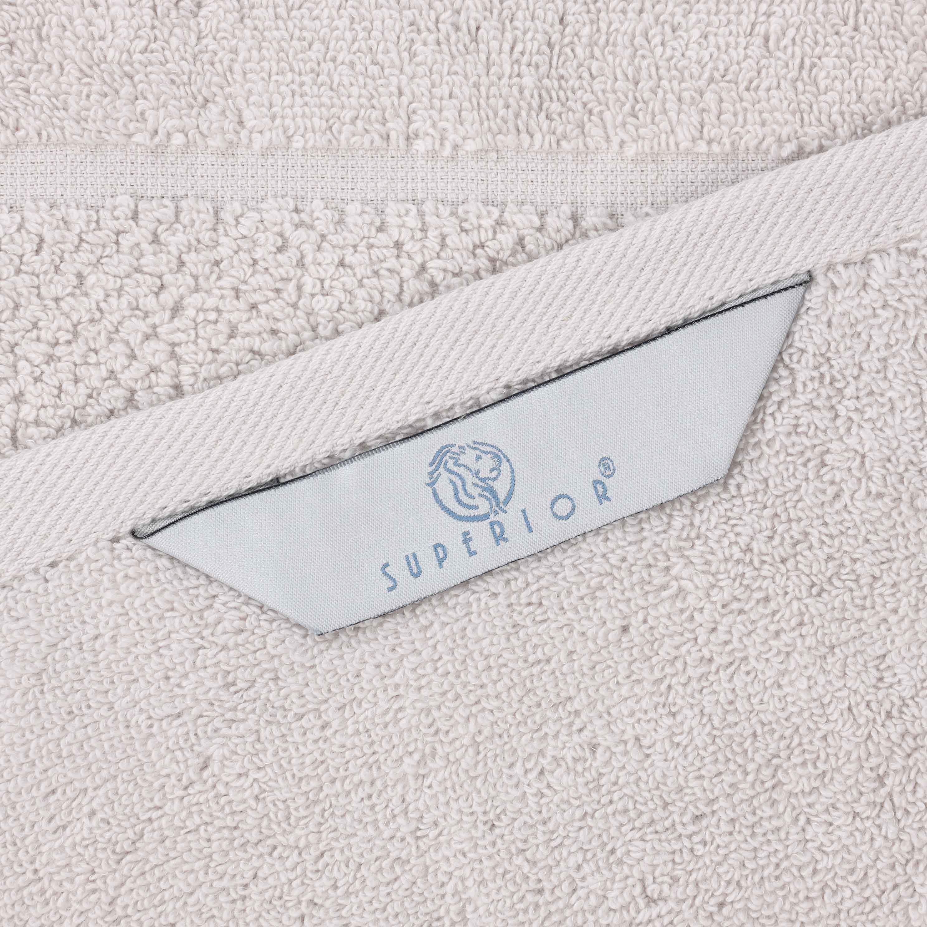 Mile Smart Twist Viscose Cotton Blend Solid 9 Piece Towel Set - Towel Set by Superior Brand