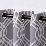 Ribbon Machine Washable Room Darkening Blackout Curtain Set - Blackout Curtains by Superior