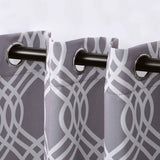 Ribbon Machine Washable Room Darkening Blackout Curtain Set - Blackout Curtains by Superior