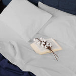 Gina Organic Cotton 300 Thread Count Percale Deep Pocket Bed Sheet Set - Sheet Set by Superior