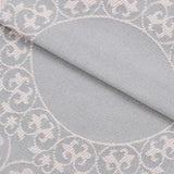 Lightweight Cotton Bedspread Set 3-Piece Lyron Floral Scroll Jacquard