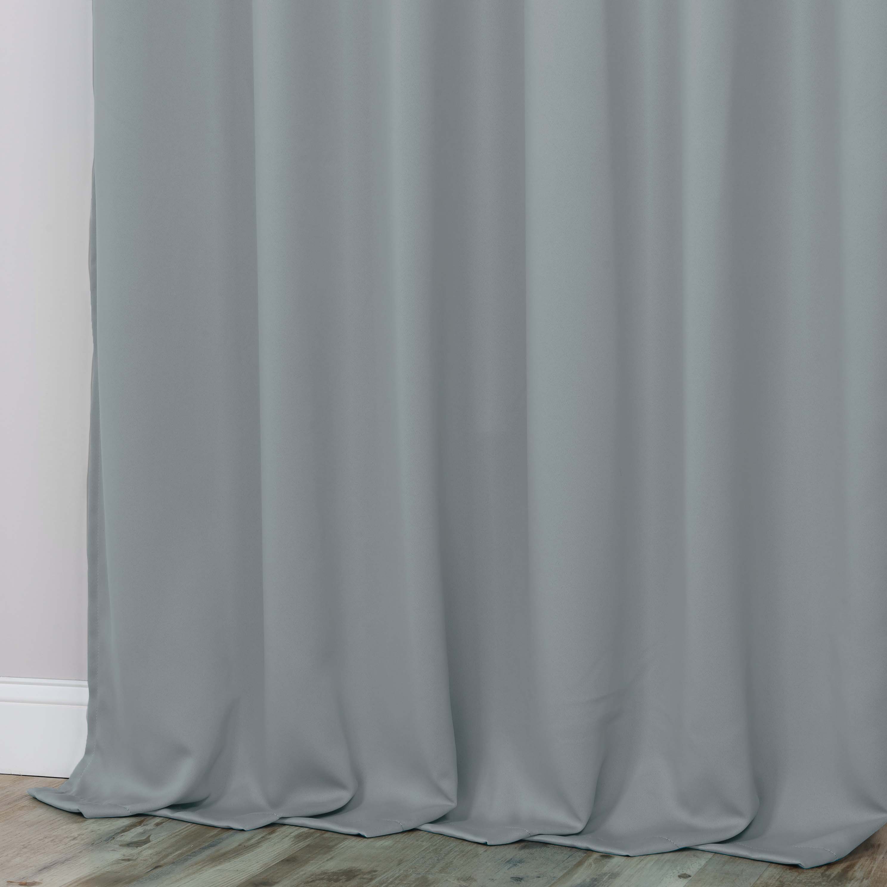 Classic Modern Solid Room Darkening Blackout Curtain Panels, Set of 2 - Blackout Curtains by Superior