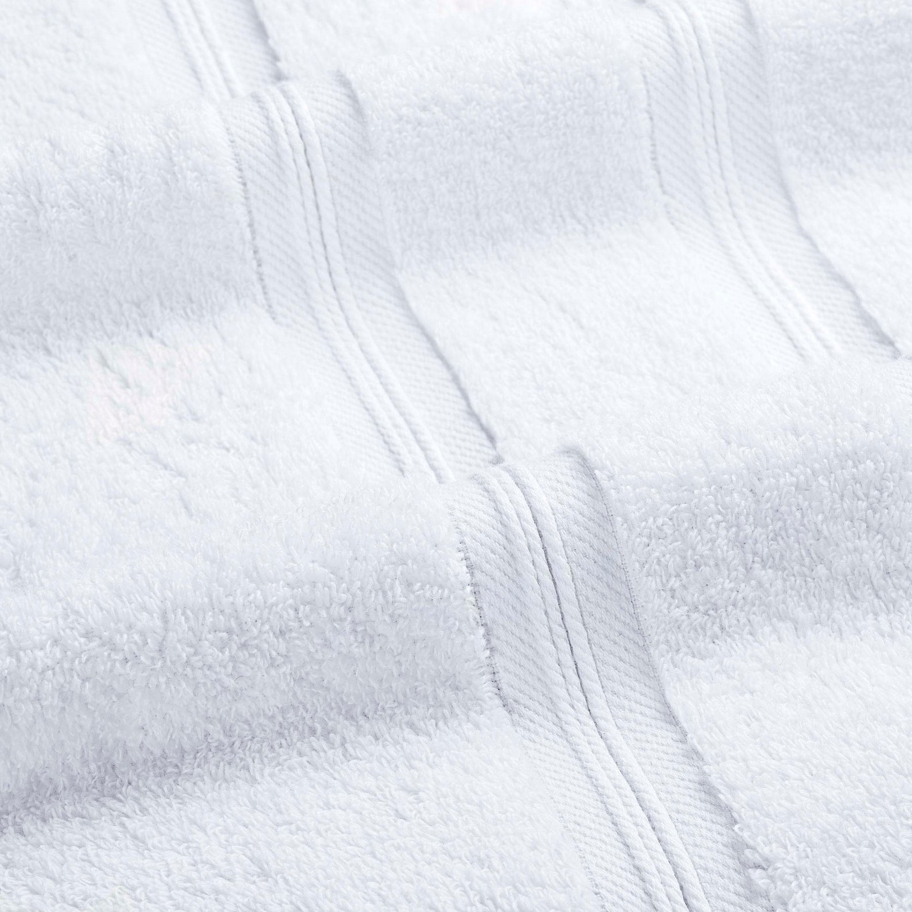 Smart Dry Zero Twist Cotton 3-Piece Assorted Towel Set - White