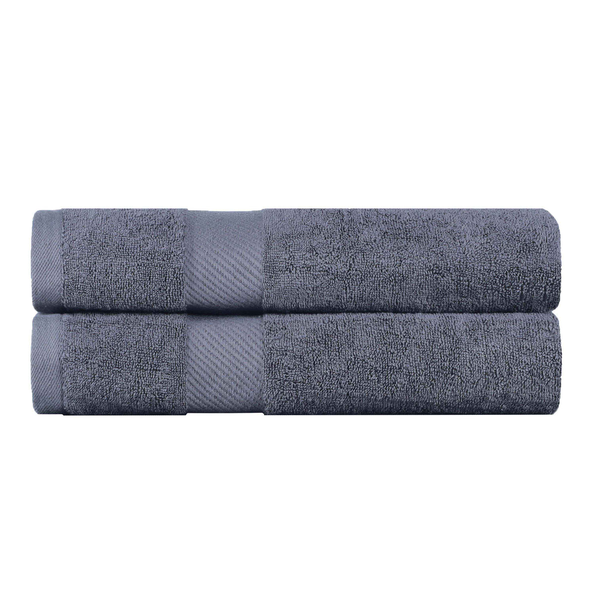 Kendell Egyptian Cotton Solid Medium Weight Bath Towel Set of 2