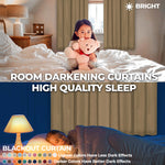 Solid Room Darkening Rod Pocket Blackout Curtain Panels, Set of 2 - Blackout Curtains by Superior