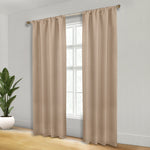 Solid Room Darkening Rod Pocket Blackout Curtain Panels, Set of 2 - Blackout Curtains by Superior