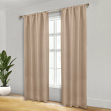 Solid Room Darkening Rod Pocket Blackout Curtain Panels, Set of 2 - Blackout Curtains by Superior