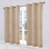 Classic Modern Solid Room Darkening Blackout Curtain Panels, Set of 2 - Blackout Curtains by Superior