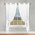 Classic Modern Solid Room Darkening Blackout Curtain Panels, Set of 2 - Blackout Curtains by Superior