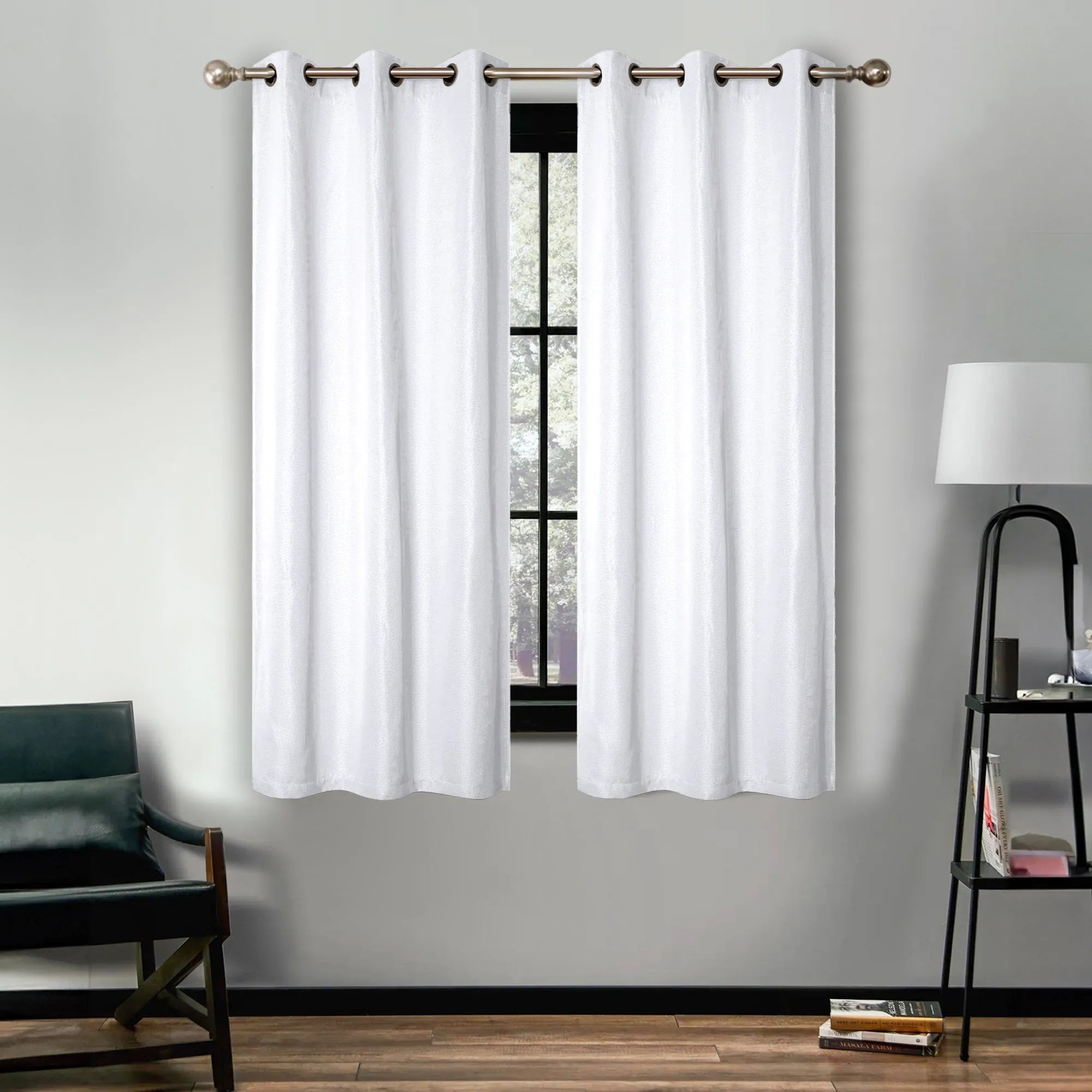 Linen Washable Room Darkening Blackout Curtains, Set of 2 - Blackout Curtains by Superior Brand