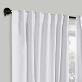 Solid Room Darkening Blackout Curtain Panels, Back Tabs, Set of 2 - Blackout Curtains by Superior