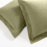Flannel Cotton Modern Solid Fuzzy Duvet Cover Set With Pillow Shams - Duvet Cover Set by Superior Brand
