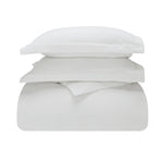 Flannel Cotton Modern Solid Fuzzy Duvet Cover Set With Pillow Shams - Duvet Cover Set by Superior Brand