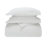 Flannel Cotton Modern Solid Fuzzy Duvet Cover Set With Pillow Shams - Duvet Cover Set by Superior Brand