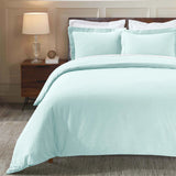 Flannel Cotton Modern Solid Fuzzy Duvet Cover Set With Pillow Shams - Duvet Cover Set by Superior Brand