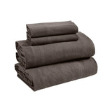 100% Cotton Flannel Solid Deep Pocket Bed Sheet Set - Sheet Set by Superior Brand