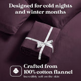 100% Cotton Flannel Solid Deep Pocket Bed Sheet Set - Sheet Set by Superior Brand