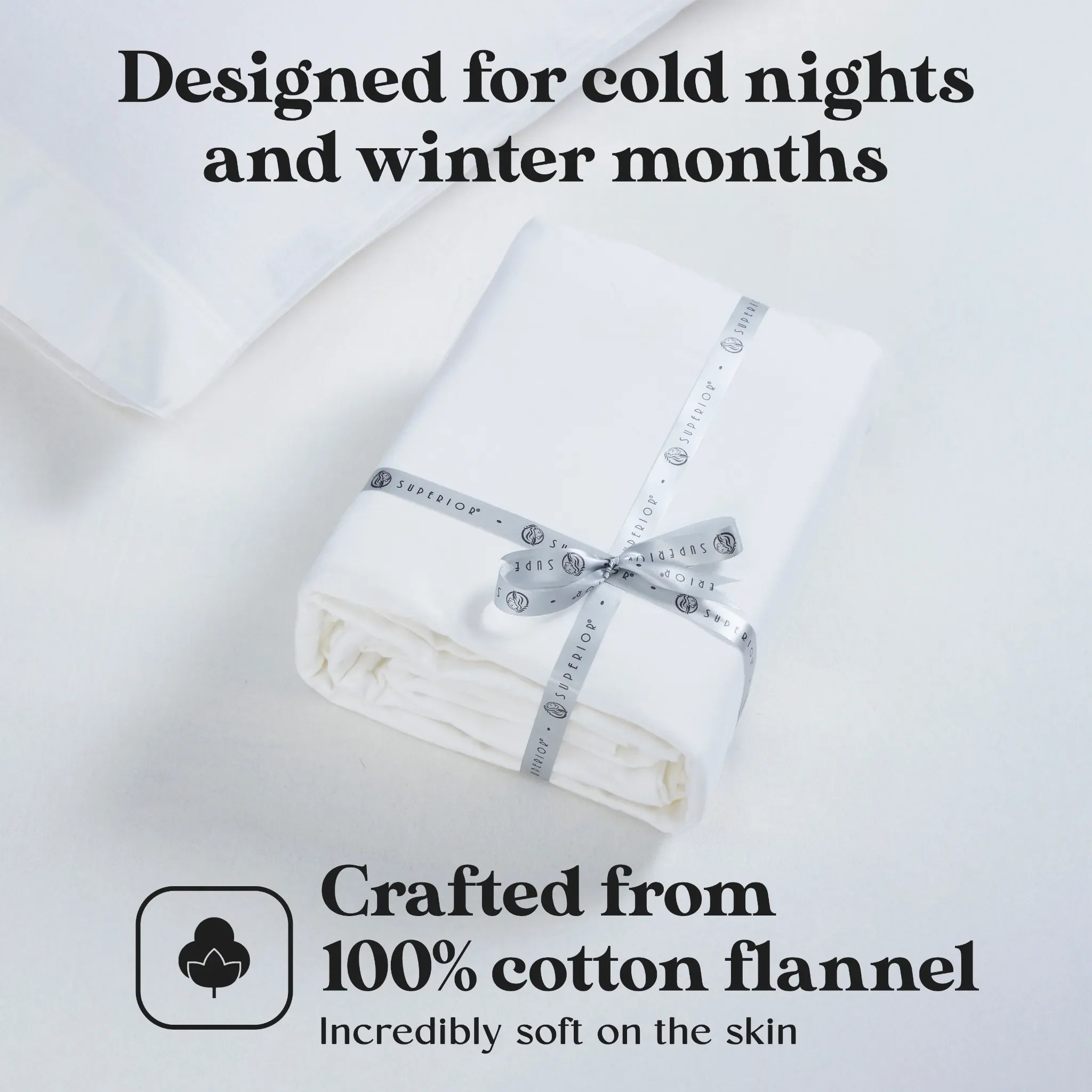 Dawton Hill Cotton Flannel Sheet Set – Solid Soft Deep Pocket – OEKO-TEX Certified