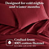 Solid Flannel Cotton Soft Fuzzy Pillowcases, Set of 2 - Pillowcases by Superior Brand