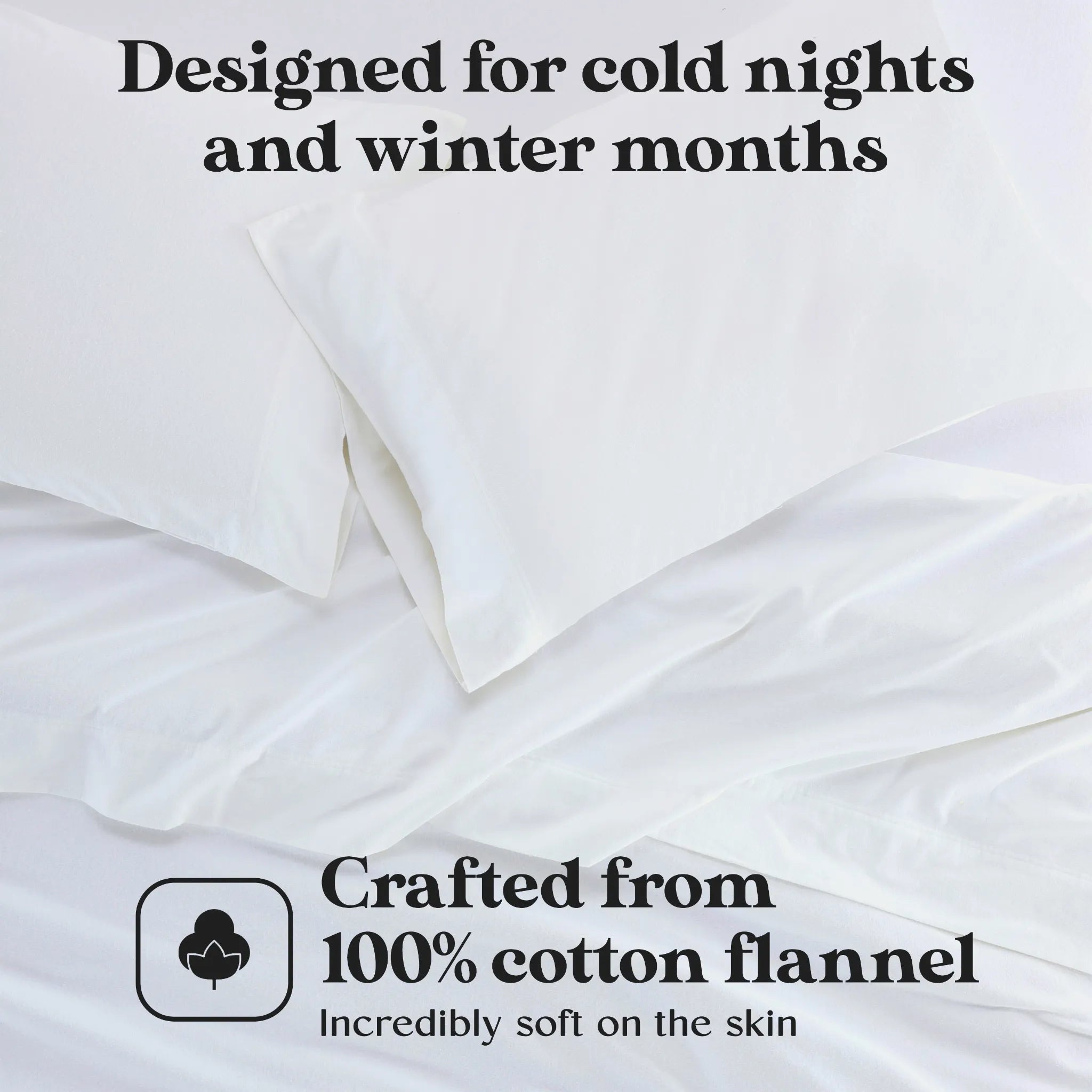 Solid Flannel Cotton Soft Fuzzy Pillowcases, Set of 2 - Pillowcases by Superior Brand