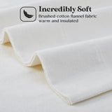 100% Cotton Flannel Solid Deep Pocket Bed Sheet Set - Sheet Set by Superior Brand