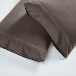 Solid Flannel Cotton Soft Fuzzy Pillowcases, Set of 2 - Pillowcases by Superior Brand