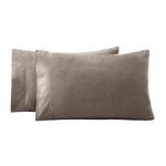 Solid Flannel Cotton Soft Fuzzy Pillowcases, Set of 2 - Pillowcases by Superior Brand