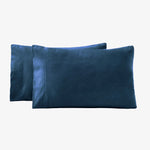 Solid Flannel Cotton Soft Fuzzy Pillowcases, Set of 2 - Pillowcases by Superior Brand