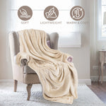 Superior Fleece Plush Medium Weight Fluffy Soft Decorative Throw - Blanket by Superior Brand