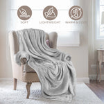 Superior Fleece Plush Medium Weight Fluffy Soft Decorative Throw - Blanket by Superior Brand