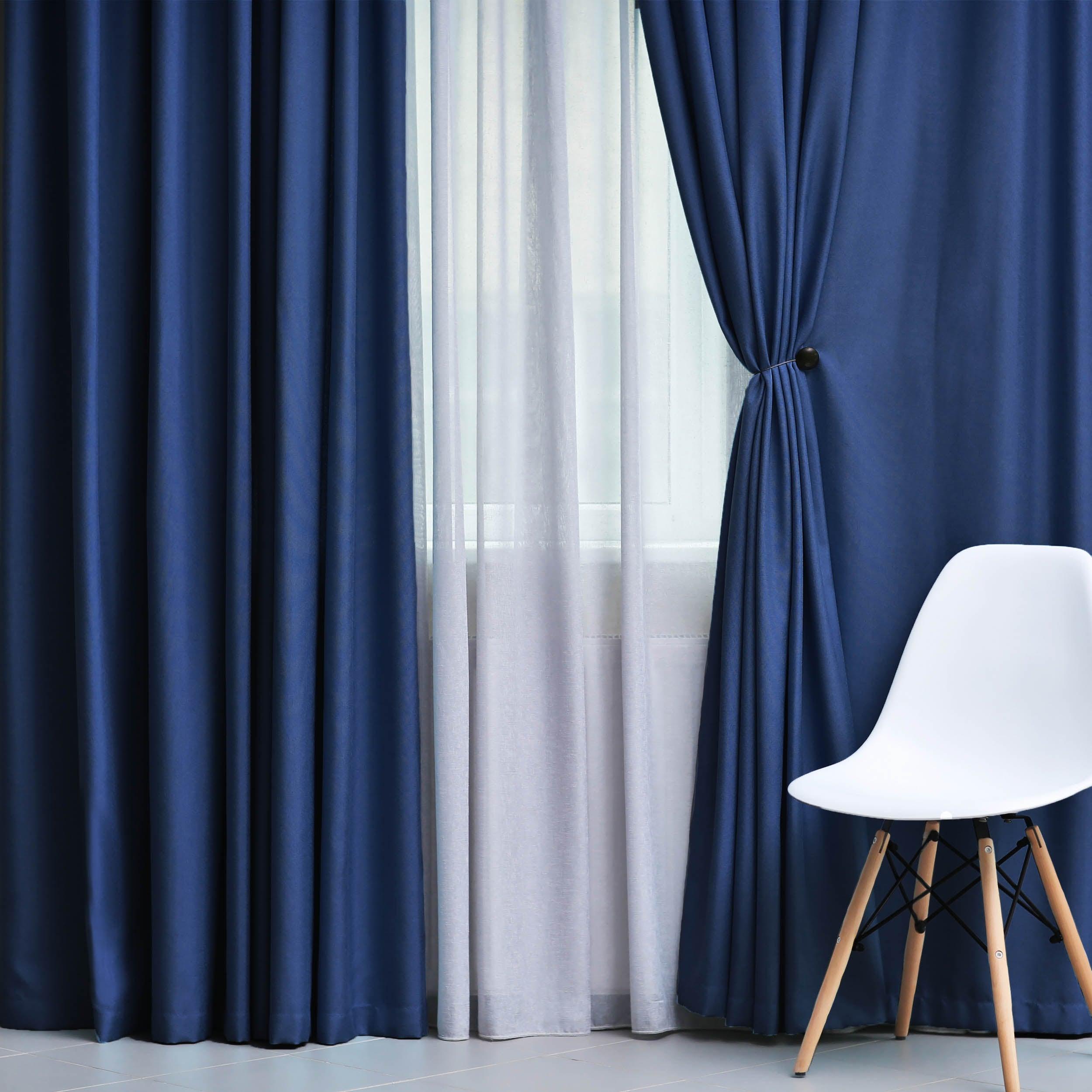 Solid Machine Washable Room Darkening Blackout Curtains, Set of 2 - Blackout Curtains by Superior Brand