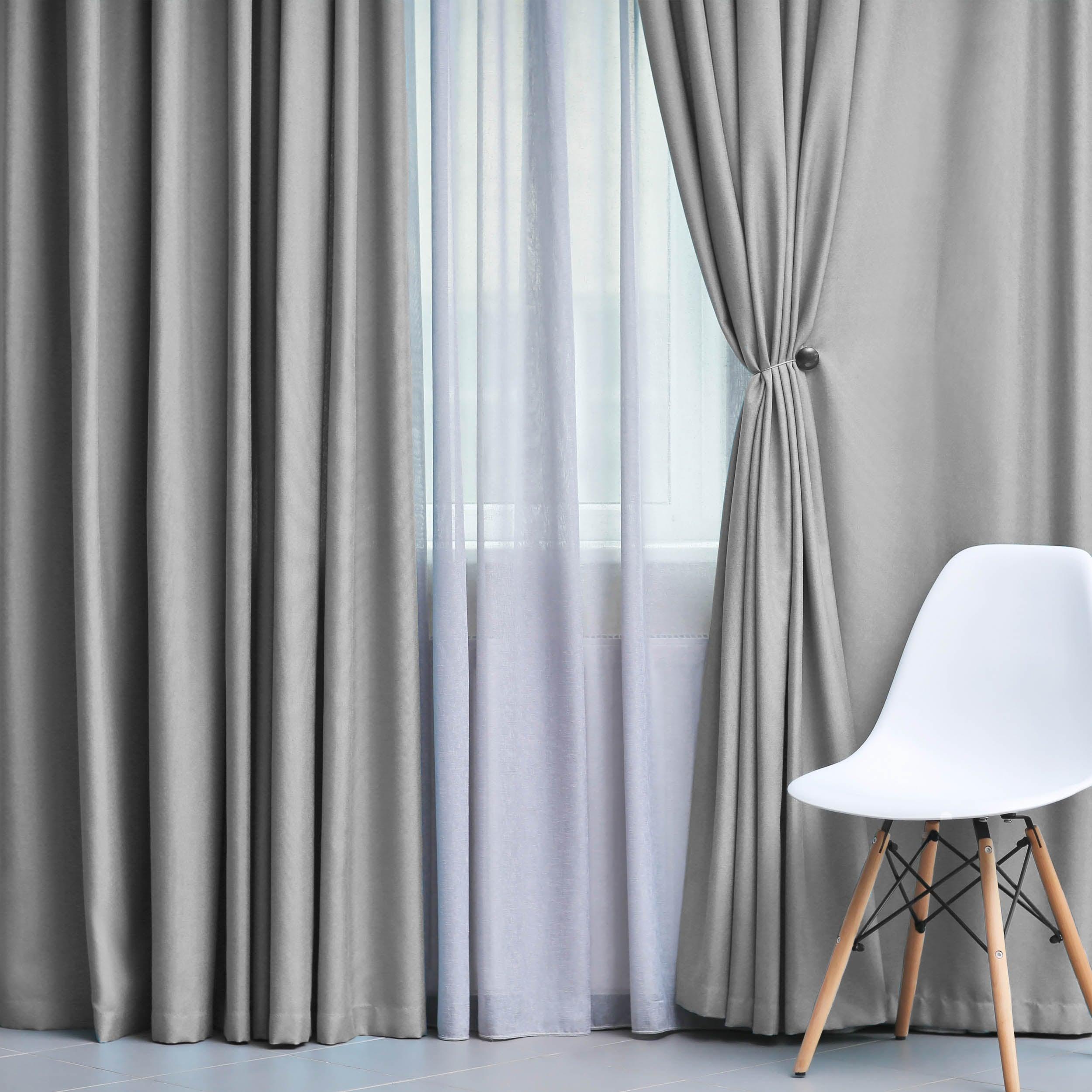 Solid Machine Washable Room Darkening Blackout Curtains, Set of 2 - Blackout Curtains by Superior Brand