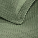 Lightweight Cotton Bedspread Sets 3-Piece Diamond Jacquard Matelassé