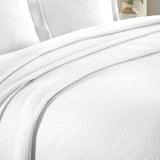 Lightweight Cotton Bedspread Sets 3-Piece Diamond Jacquard Matelassé