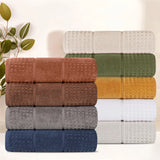 Napa Zero-Twist Cotton Waffle Face Towel Set 12 Piece