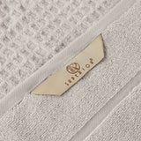 Napa Zero Twist Cotton Solid Waffle Honeycomb Bath Towel Set of 3 - Bath Towel by Superior