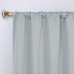 Solid Room Darkening Rod Pocket Blackout Curtain Panels, Set of 2 - Blackout Curtains by Superior