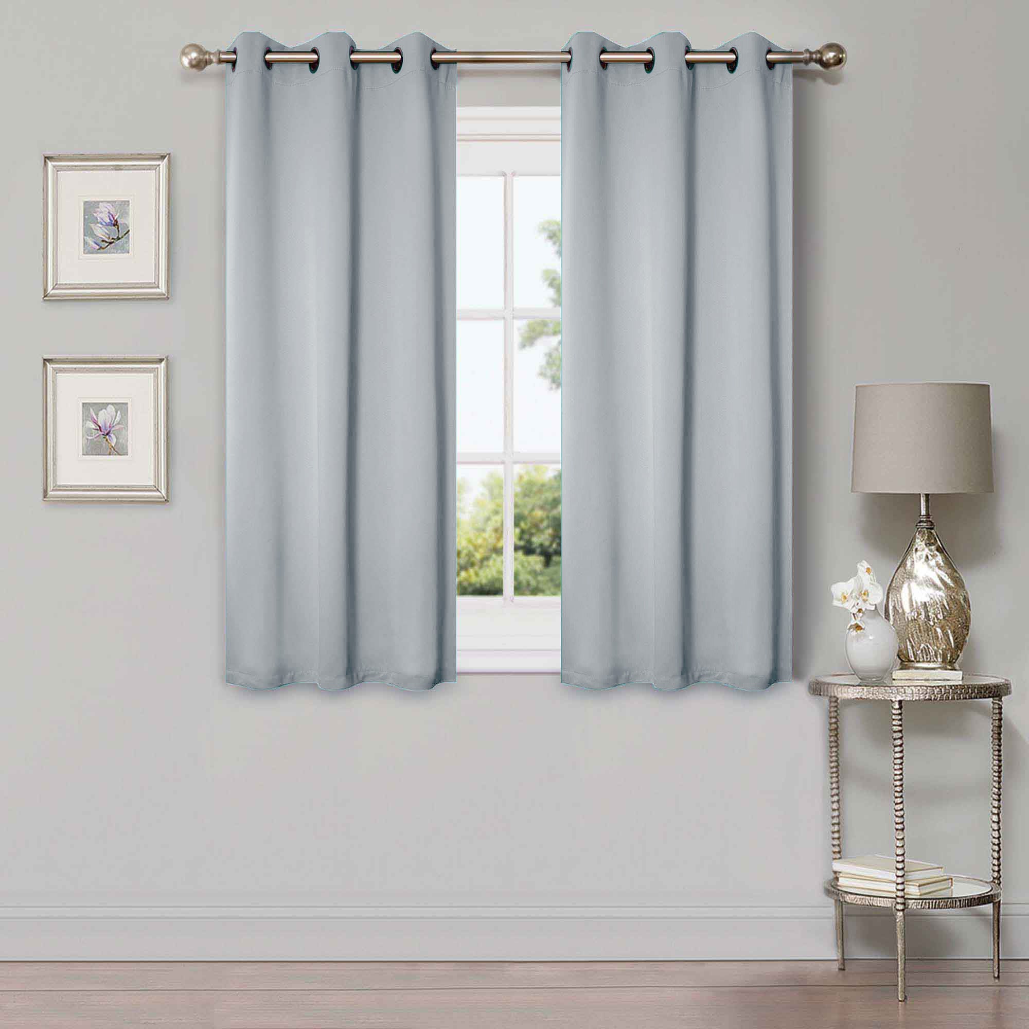 Classic Modern Solid Room Darkening Blackout Curtain Panels, Set of 2 - Blackout Curtains by Superior