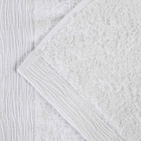 Rayon from Bamboo Eco-Friendly Solid Face Towel Washcloth - White