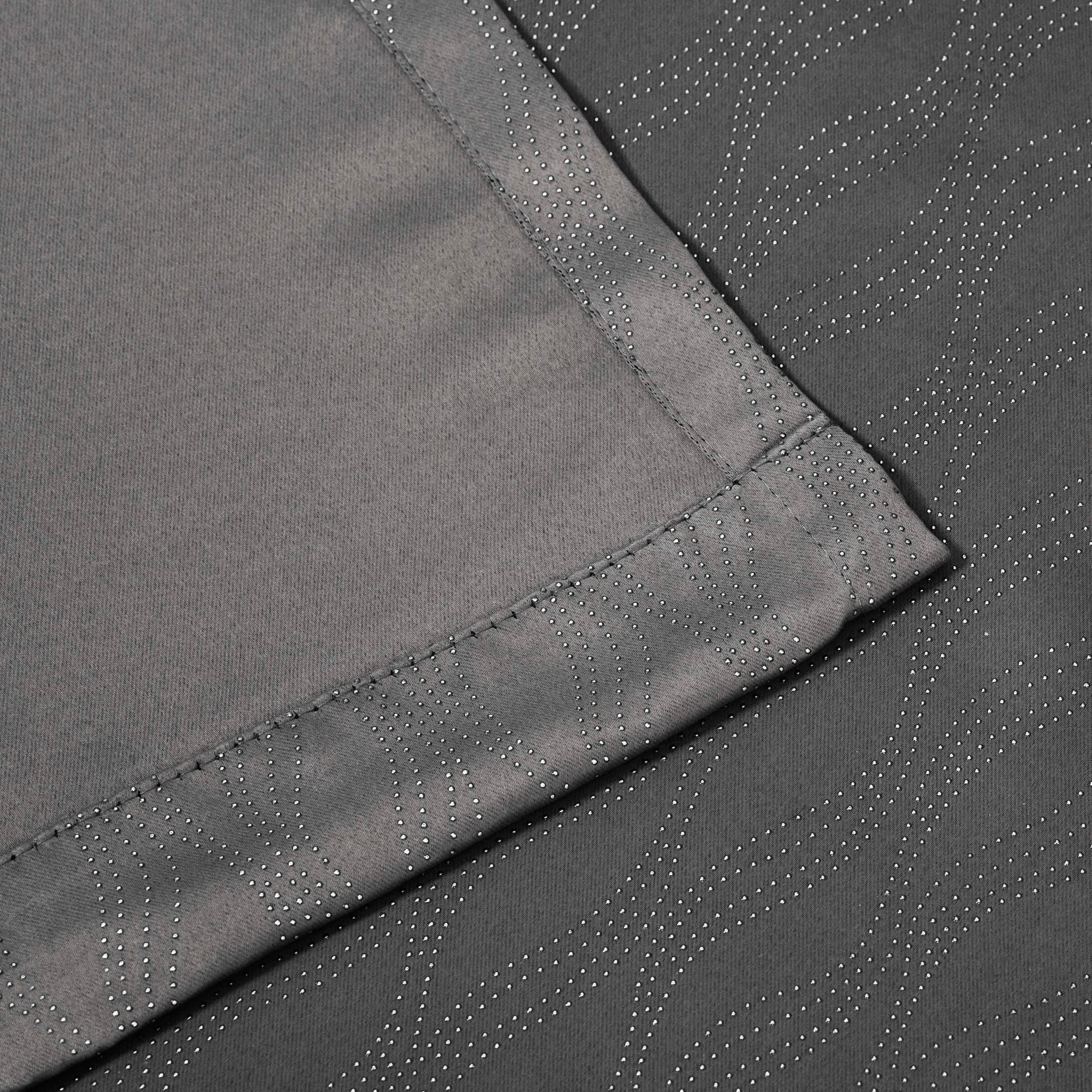 Zuri Textured Waves Room Darkening Blackout Curtains, Set of 2 - Blackout Curtains by Superior